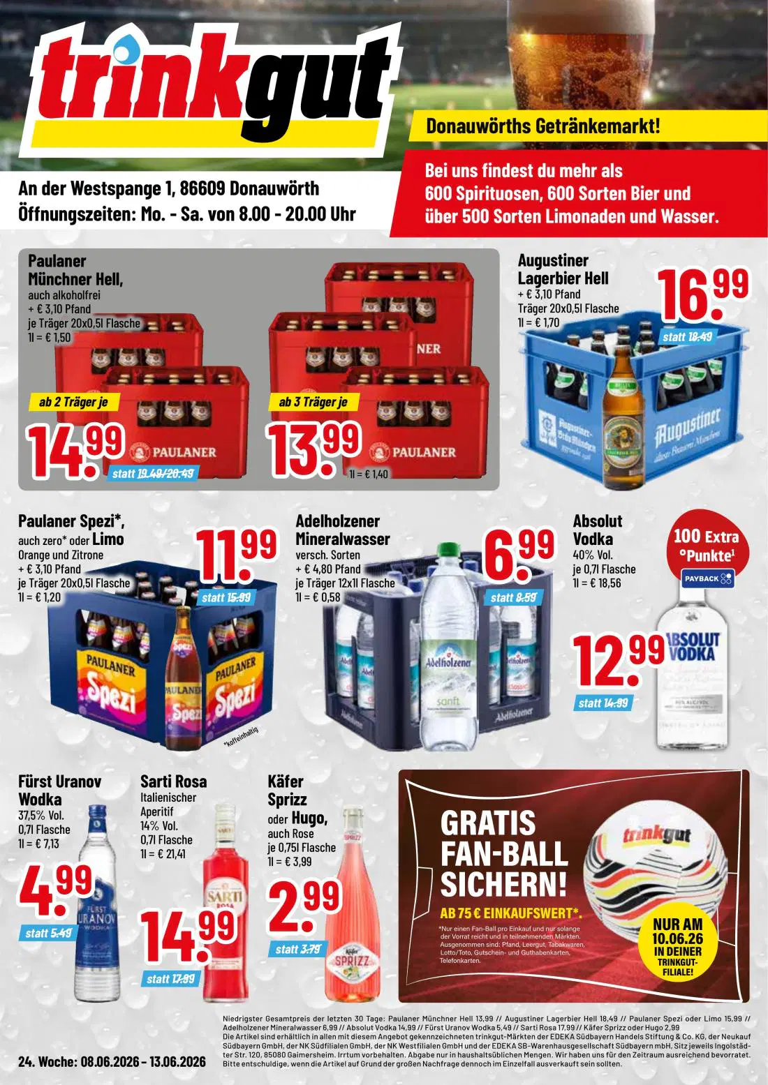 Trinkgut Prospekt ab 08.06.2026 - Seite 1
