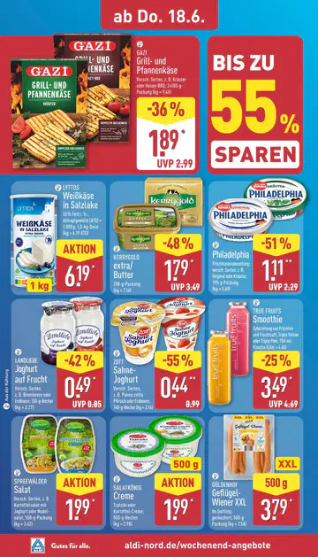 Aldi Nord Prospekt ab 15.06.2026 - Seite 1
