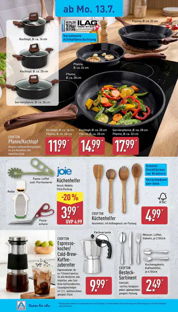 Aldi Nord Prospekt ab 13.07.2026 zum Blättern - Seite 1