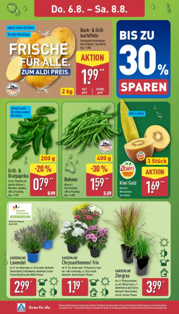 Aldi Nord Prospekt ab 03.08.2026 - Seite 1