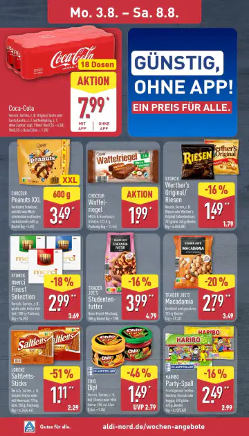 Aldi Nord Prospekt ab 03.08.2026 - Seite 1