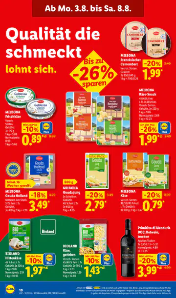 Lidl Prospekt ab 03.08.2026 - Seite 1