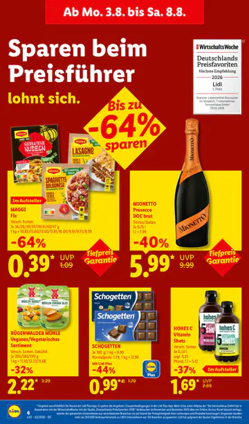Lidl Prospekt ab 03.08.2026 - Seite 1