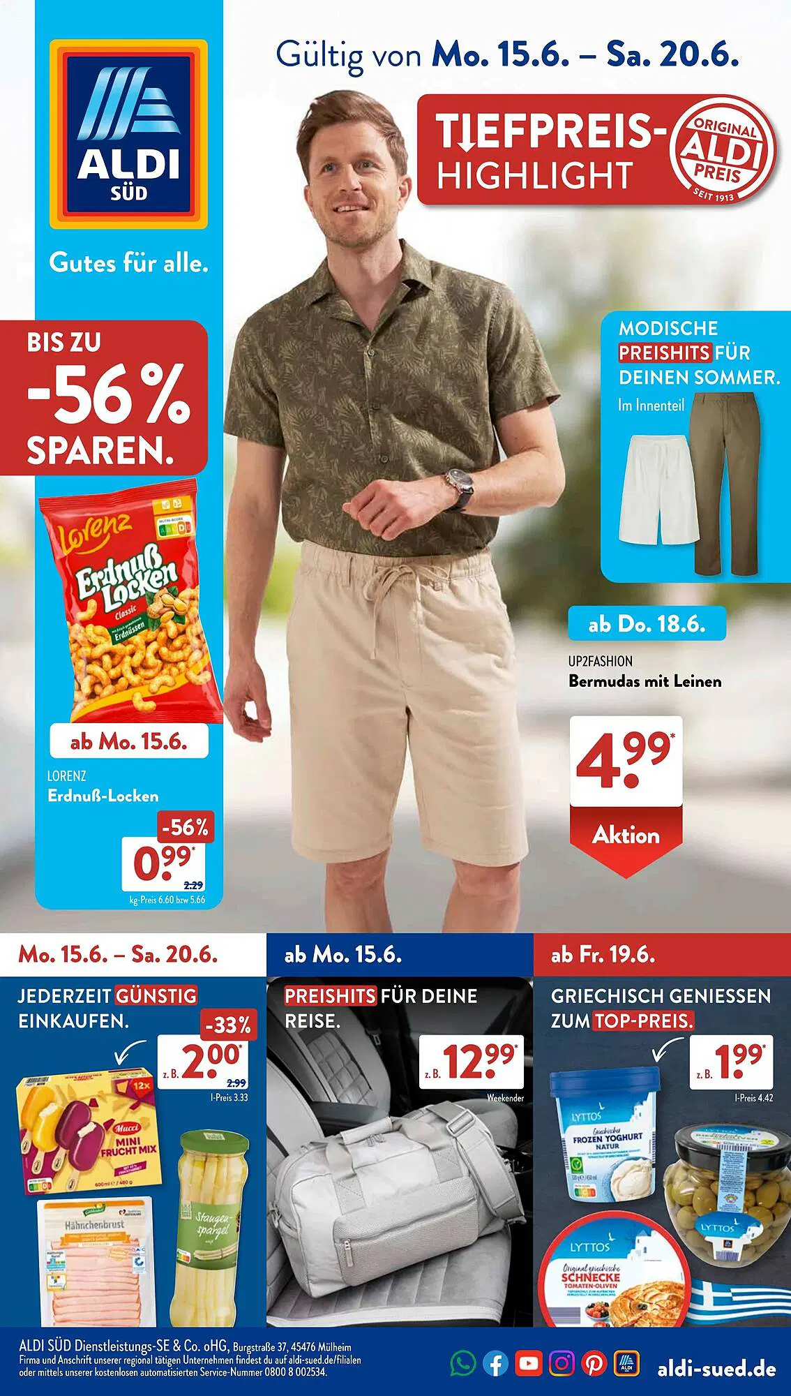 Aldi Süd Prospekt ab 15.06.2026 - Seite 1