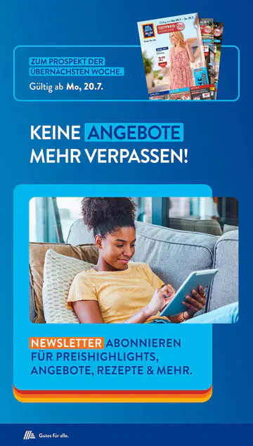 Aldi Süd Prospekt ab 13.07.2026 - Seite 1