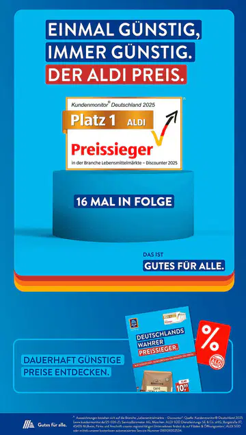 Aldi Süd Prospekt ab 20.07.2026 - Seite 1