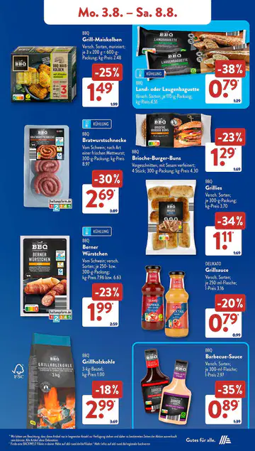 Aldi Süd Prospekt ab 03.08.2026 - Seite 1