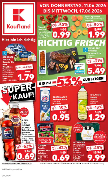 Kaufland Prospekt ab 11.06.2026 - Seite 1