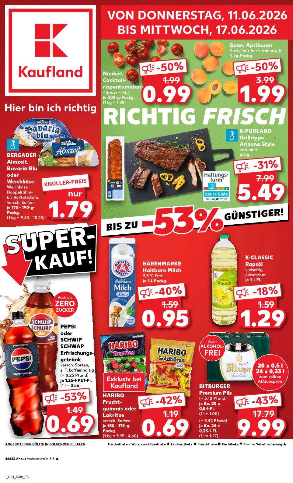 Kaufland Prospekt ab 11.06.2026 - Seite 1