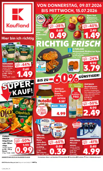 Kaufland Prospekt ab 09.07.2026 - Seite 1