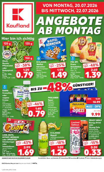 Kaufland Prospekt ab 23.07.2026 - Seite 1