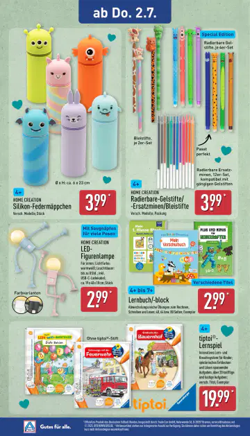 Aldi Nord Prospekt ab 29.06.2026 - Seite 1