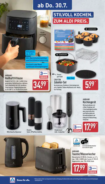 Aldi Nord Prospekt ab 27.07.2026 - Seite 1