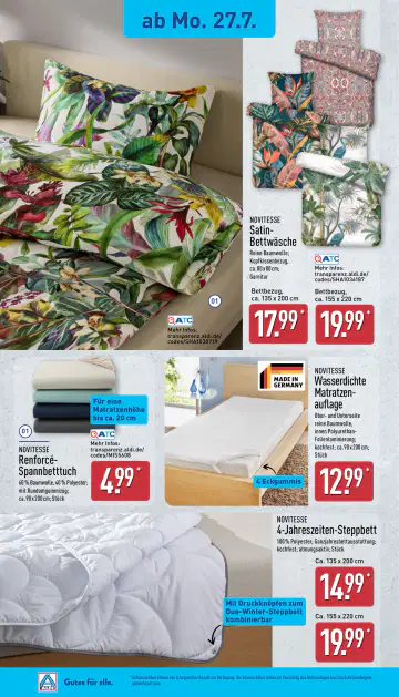 Aldi Nord Prospekt ab 27.07.2026 - Seite 1
