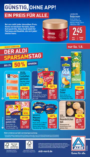 Aldi Nord Prospekt ab 27.07.2026 - Seite 1