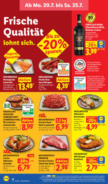 Lidl Prospekt ab 20.07.2026 - Seite 1