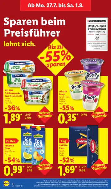 Lidl Prospekt ab 27.07.2026 - Seite 1