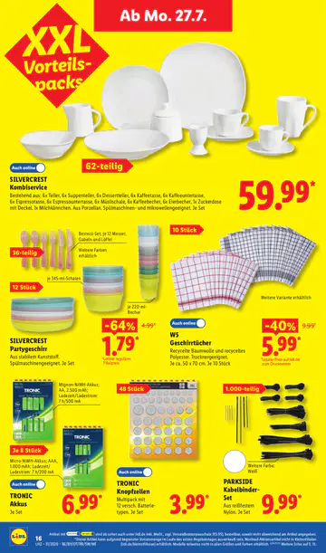 Lidl Prospekt ab 27.07.2026 - Seite 1