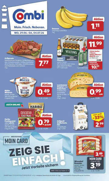 Combi Prospekt ab 29.06.2026 - Seite 1