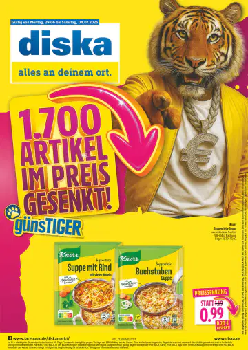 diska prospekt ab 29.06.2026 - Seite 1