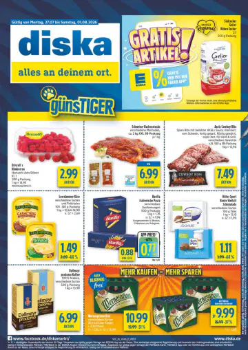 diska prospekt ab 27.07.2026 - Seite 1