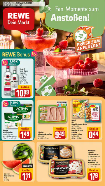Rewe Prospekt ab 15.06.2026 - Seite 1