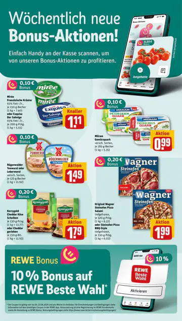 Rewe Prospekt ab 15.06.2026 - Seite 1