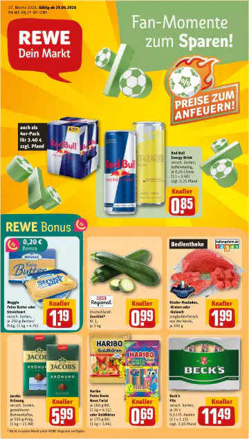 Rewe Prospekt ab 29.06.2026 - Seite 1