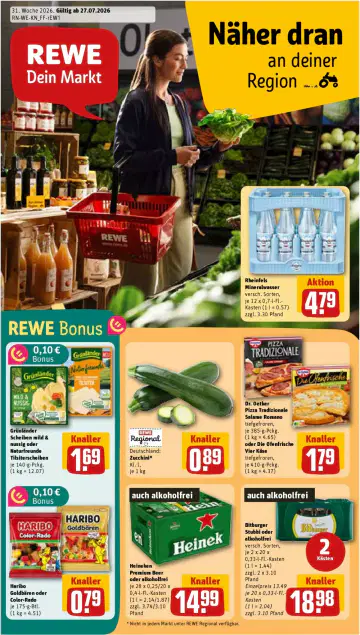Rewe Prospekt ab 27.07.2026 - Seite 1
