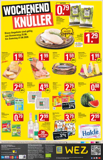WEZ Prospekt ab 22.06.2026 - Seite 1