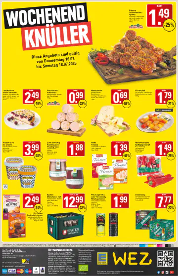 WEZ Prospekt ab 13.07.2026 - Seite 1