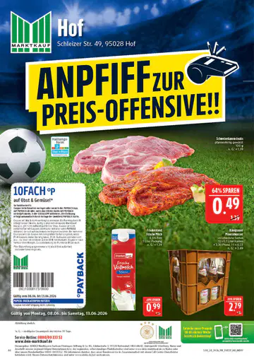 Marktkauf Prospekt ab 08.06.2026 - Seite 1