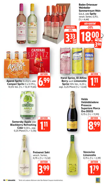 Edeka Südwest Prospekt ab 15.06.2026 - Seite 1