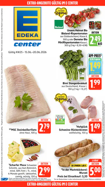 Edeka Südwest Prospekt ab 15.06.2026 - Seite 1