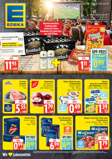 Edeka Nord Prospekt ab 22.06.2026 - Seite 1