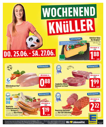 Edeka Südbayern Prospekt ab 22.06.2026 - Seite 1