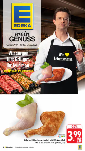 Edeka Südwest Prospekt ab 29.06.2026 - Seite 1