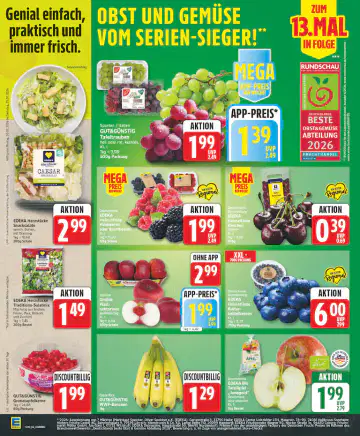 Edeka Prospekt ab 20.07.2026 - Seite 1