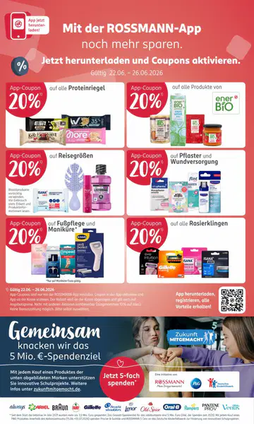 Rossmann Prospekt ab 22.06.2026 - Seite 1