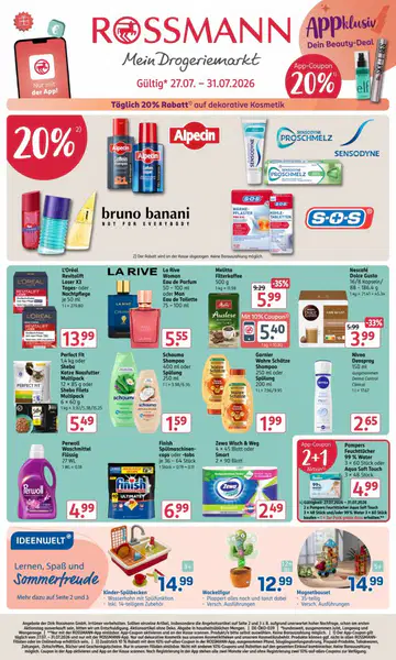 Rossmann Prospekt ab 27.07.2026 - Seite 1