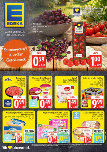 EDEKA Nord Prospekt - Seite 1