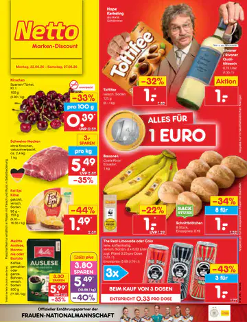 Netto Marken-Discount Prospekt ab 22.06.2026 - Seite 1