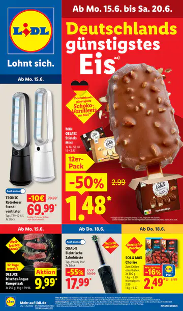 Lidl Prospekt ab 15.06.2026 - Seite 1