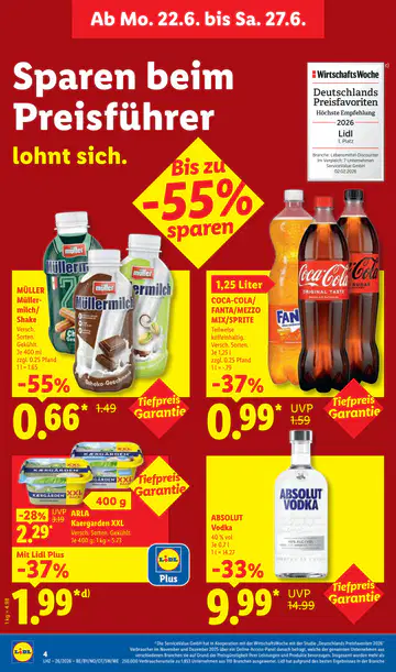 Lidl Prospekt ab 22.06.2026 - Seite 1
