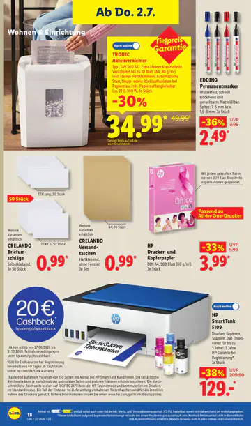 Lidl Prospeke - Seite 1