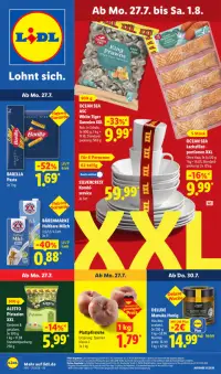 Vorschau auf den Lidl-Prospekt für nächste Woche ab dem 27.07.2026