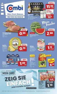 Vorschau auf den Combi-Prospekt für nächste Woche ab dem 15.06.2026