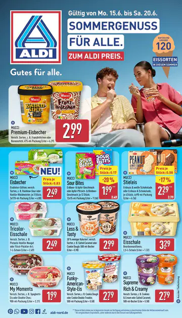 Aldi Nord Prospekt ab 15.06.2026 - Seite 1