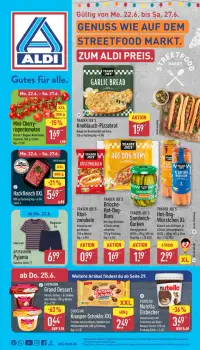 Vorschau auf den Aldi Nord-Prospekt für nächste Woche ab dem 22.06.2026