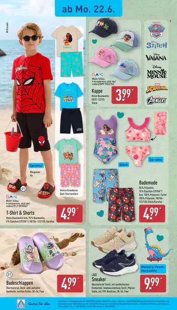 Aldi Nord Prospekt ab 22.06.2026 - Seite 1